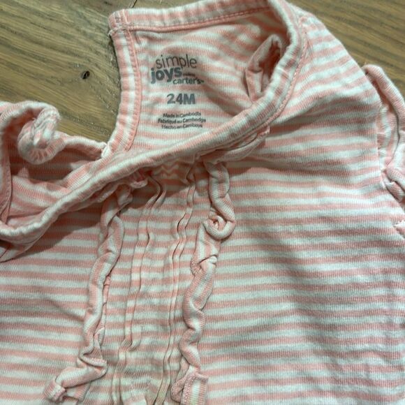 Carters short sleeve rompers 24M - Picture 2 of 3
